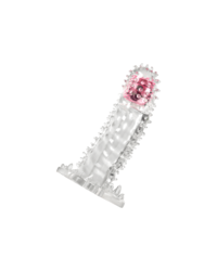 Crazy Bull Brave Man 1: Vibro-Penishülle, transparent
