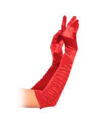 Leg Avenue Lange Satin-Handschuhe mit Raffung - vergleichen und g&uuml;nstig kaufen