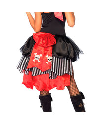 Leg Avenue Piratenschleppe mit Totenkopf-Details - vergleichen und g&uuml;nstig kaufen