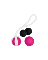 Geisha Balls Magnetic: Liebeskugeln, pink/grau