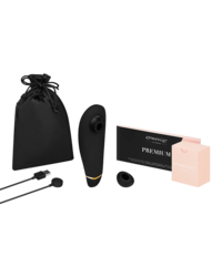 Womanizer Premium: Klitorisstimulator, schwarz/gold