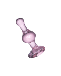 Icicles No 75: Glas-Analplug, rosa