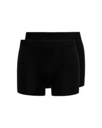 Bruno Banani Flowing: Short 2er Pack, schwarz/schwarz