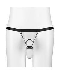 Spitzenjunge Blackline Puro: Ouvert-Jock, schwarz