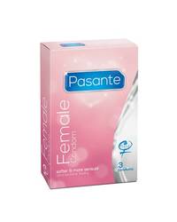 Pasante Female Condom 3 Kondome - vergleichen und g&uuml;nstig kaufen