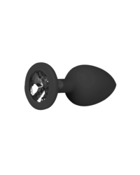 Diamond Analplug groß - schwarz