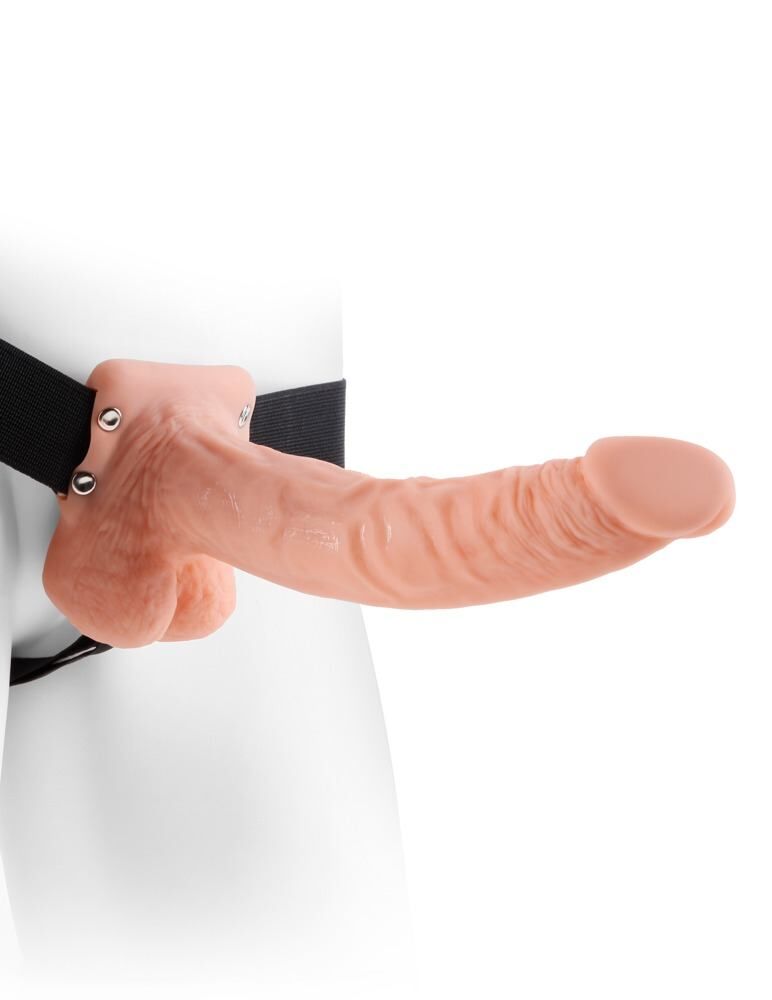 Fetish Fantasy 'Hollow Strap-On with Balls', 25 cm - vergleichen und g&uuml;nstig kaufen