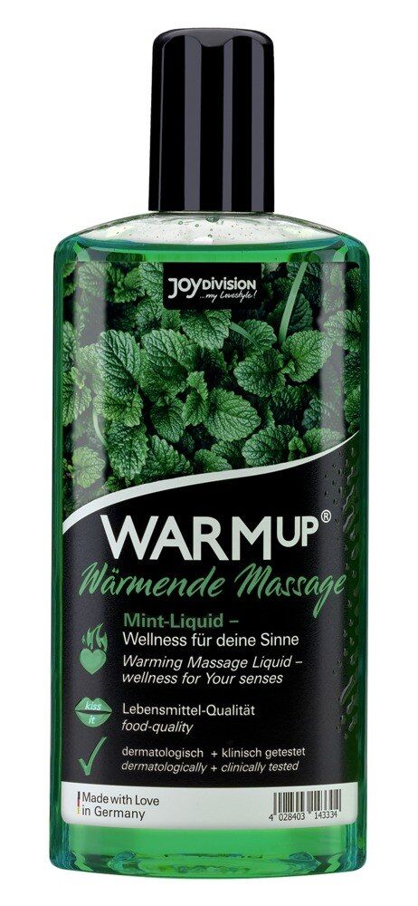 Joydivision WARMup Massageliquid mit WÃ¤rme-Effekt und Minzaroma 150 ml  - vergleichen und g&uuml;nstig kaufen