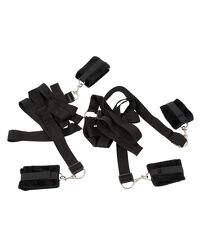 Bad Kitty: Bettfessel-Set, schwarz