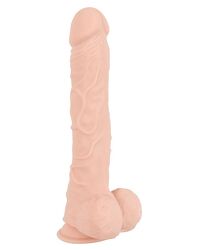 Nature Skin Large: Dildo mit Saugfuß (29,5cm), haut