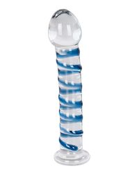 Arts Clair Bleu Majestueux: Glas-Dildo