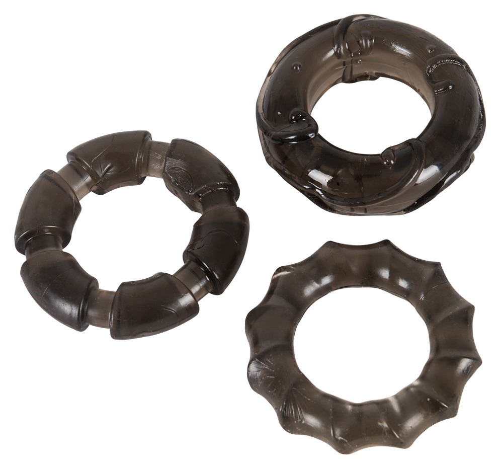 Stretchy Cockrings: Penisringe-Set, smoke - vergleichen und günstig kaufen Stretchy Cockrings: Penisringe-Set, smoke - vergleichen und günstig kaufen