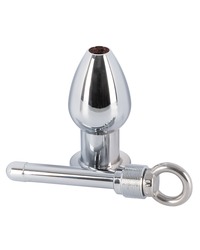 Aluminium-Analplug/-Analtunnel, silber