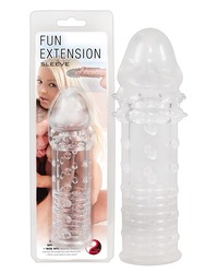 Fun Extension Sleeve: Penishülle, transparent