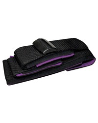 Bad Kitty Hals-/Handfessel, schwarz/lila