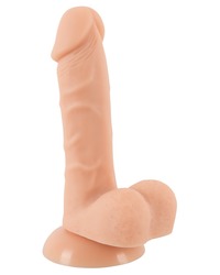 Naturdildo, 17,5 cm mit Hoden und Saugfuß - vergleichen und g&uuml;nstig kaufen