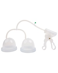 Fröhle: BP006 Brustpumpe Duo B-Cup, transparent