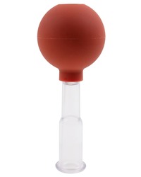 Fröhle: NP007 SOLID Nippelsauger, rot/transparent