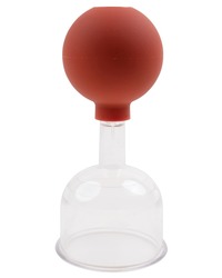 Fröhle: NP007 SOLID Nippelsauger, rot/transparent