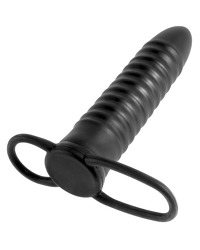 Fetish Fantasy 'Ribbed Double Trouble', 17,5 cm