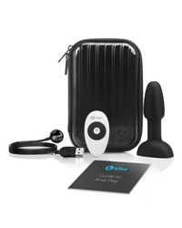 B-Vibe Rimming Petite Remote Control Plug: Vibro-Plug, schwarz