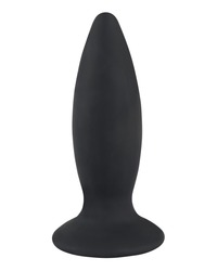 Black Velvets Recharge Plug L: Vibro-Analplug, schwarz