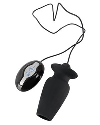 Tunnel-Analplug mit Vibro-Stopper, 10 cm, befüllbar - vergleichen und g&uuml;nstig kaufen