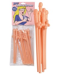 10-teiliges Set Trinkhalme „Dicky Sipping Straws??, verschiedene Farben, unsortiert - vergleichen und günstig kaufen