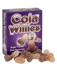 Weingummi „Cola Willies?? mit Zuckerumhüllung