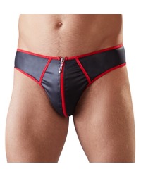 Brief, schwarz/rot