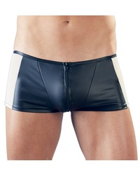 Mattlook-Zip-Pant, schwarz/nude