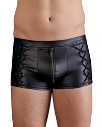 NEK: Mattlook-Zip-Pants, schwarz