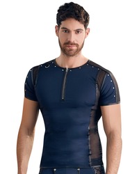 Shirt aus Mikrofaser, Mattlook und Netz - vergleichen und günstig kaufen