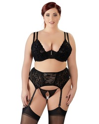 Straps-Set, 3-teilig, Bügel-Hebe/BH, Strapsgurt und String - vergleichen und g&uuml;nstig kaufen