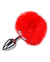 Analplug „Metal Anal Fluffy Plug S“ mit Kunstfell-Puschel am Stopper - vergleichen und günstig kaufen
