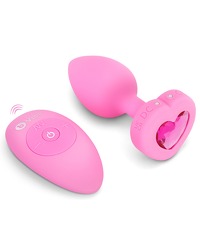 Vibro-Analplug „vibrating heart“ mit funkelndem Herz-Stopper - vergleichen und günstig kaufen
