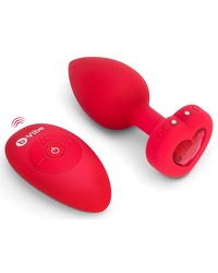 Vibro-Analplug „vibrating heart“ mit funkelndem Herz-Stopper - vergleichen und günstig kaufen