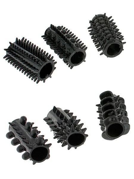 Power Sleeve Set: Penismanschetten-Set, schwarz - vergleichen und günstig kaufen