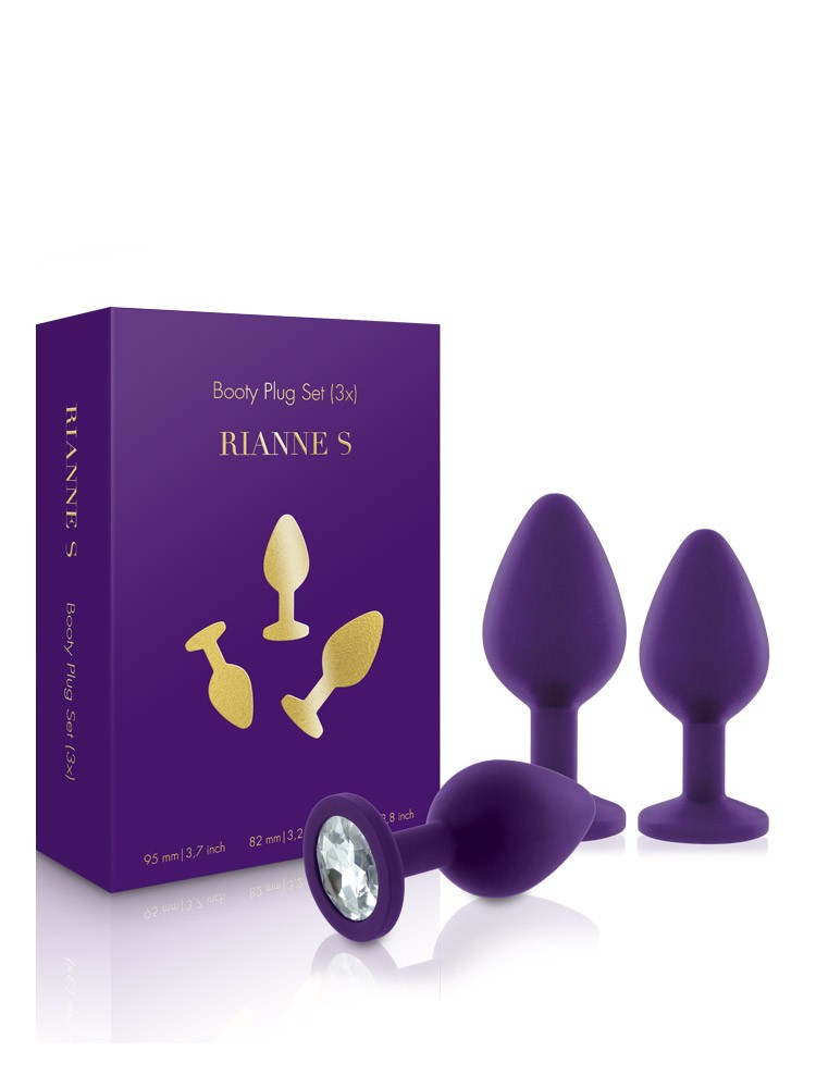 Rianne S Booty: Silikon-Plug-Set, lila - vergleichen und günstig kaufen Rianne S Booty: Silikon-Plug-Set, lila - vergleichen und günstig kaufen