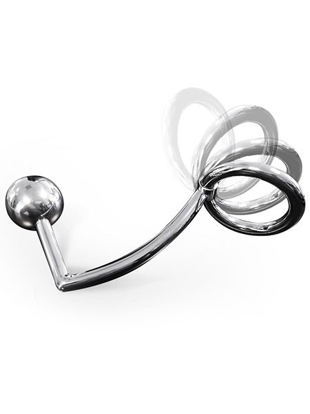 Anal Intruder: Edelstahl-Penis-/Hodenring (55mm) mit Analplug - vergleichen und günstig kaufen Anal Intruder: Edelstahl-Penis-/Hodenring (55mm) mit Analplug - vergleichen und günstig kaufen
