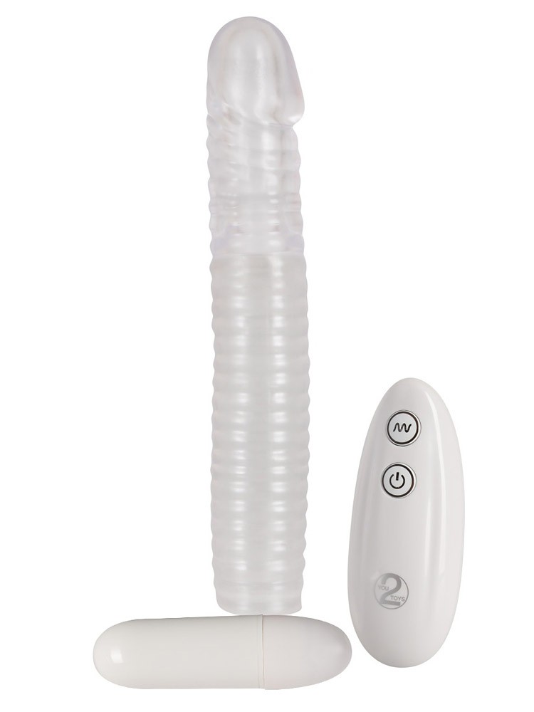 Vibrating Sleeve: Vibro-Penishülle mit Fernbedienung, transparent - vergleichen und günstig kaufen
