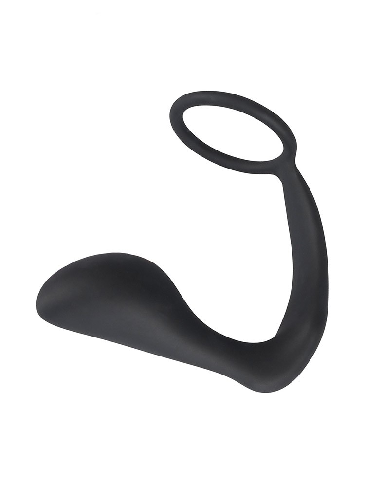 Black Velvets: Penisring mit Analplug, schwarz - vergleichen und g&uuml;nstig kaufen