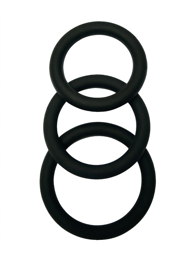 Malesation Cock Ring Set: Penisringe-Set, schwarz - vergleichen und günstig kaufen