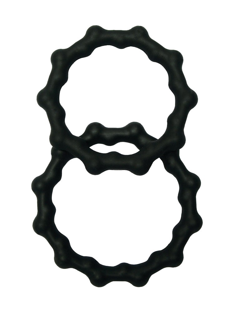 Malesation Bead Ring Set: Penisringe-Set, schwarz - vergleichen und günstig kaufen