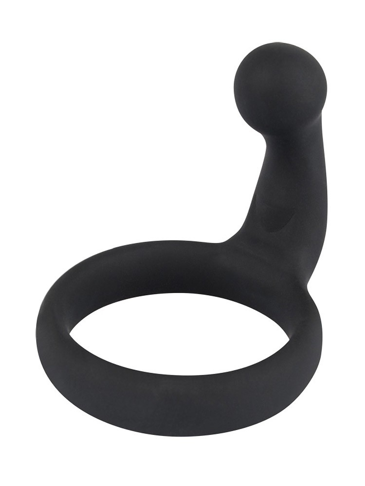 Black Velvets Cock Ring: Penisring mit Perineum-Stimulator, schwarz - vergleichen und günstig kaufen