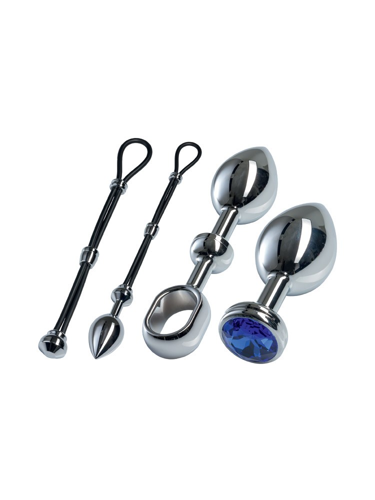 Malesation Alu Cock-Grip Set groß, silber/blau - vergleichen und günstig kaufen Malesation Alu Cock-Grip Set groß, silber/blau - vergleichen und günstig kaufen