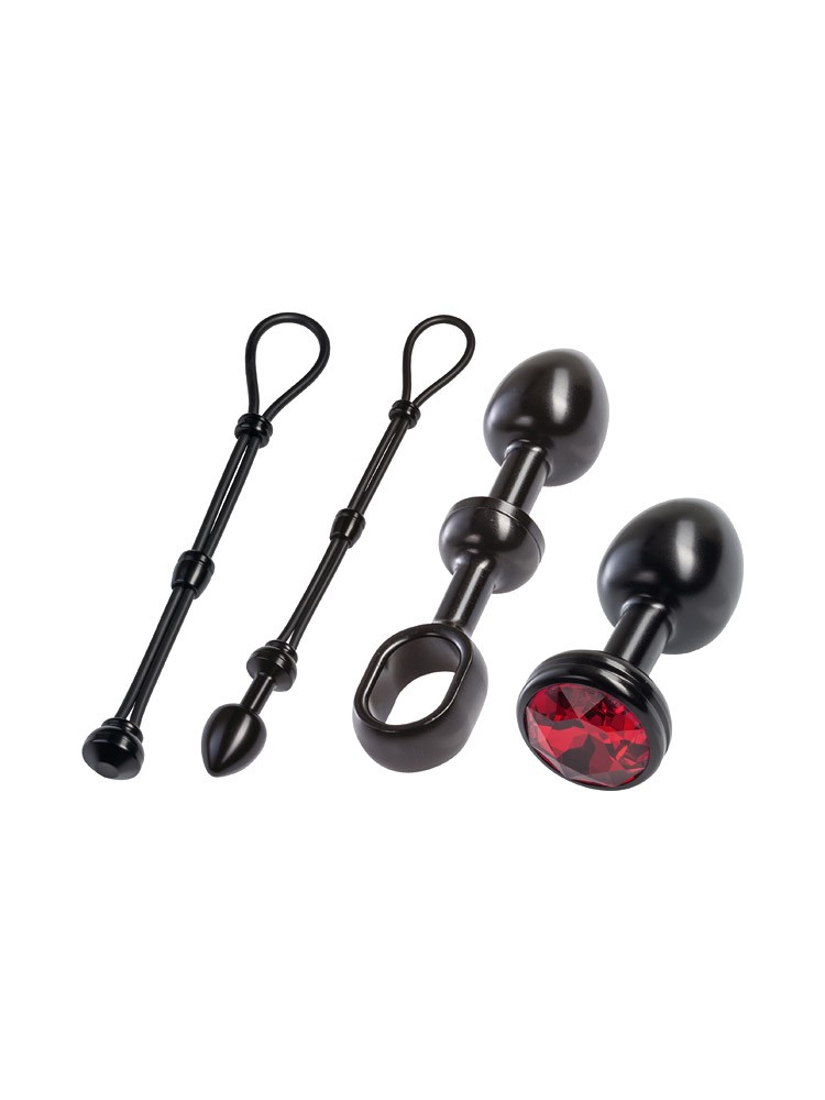 Malesation Alu Cock-Grip Set klein, schwarz/rot - vergleichen und günstig kaufen Malesation Alu Cock-Grip Set klein, schwarz/rot - vergleichen und günstig kaufen