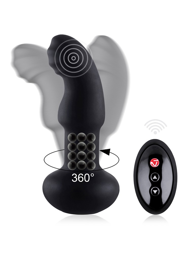 Nomi Tang Pluggy Rotating Butt Plug: Vibro-Analplug, schwarz - vergleichen und günstig kaufen