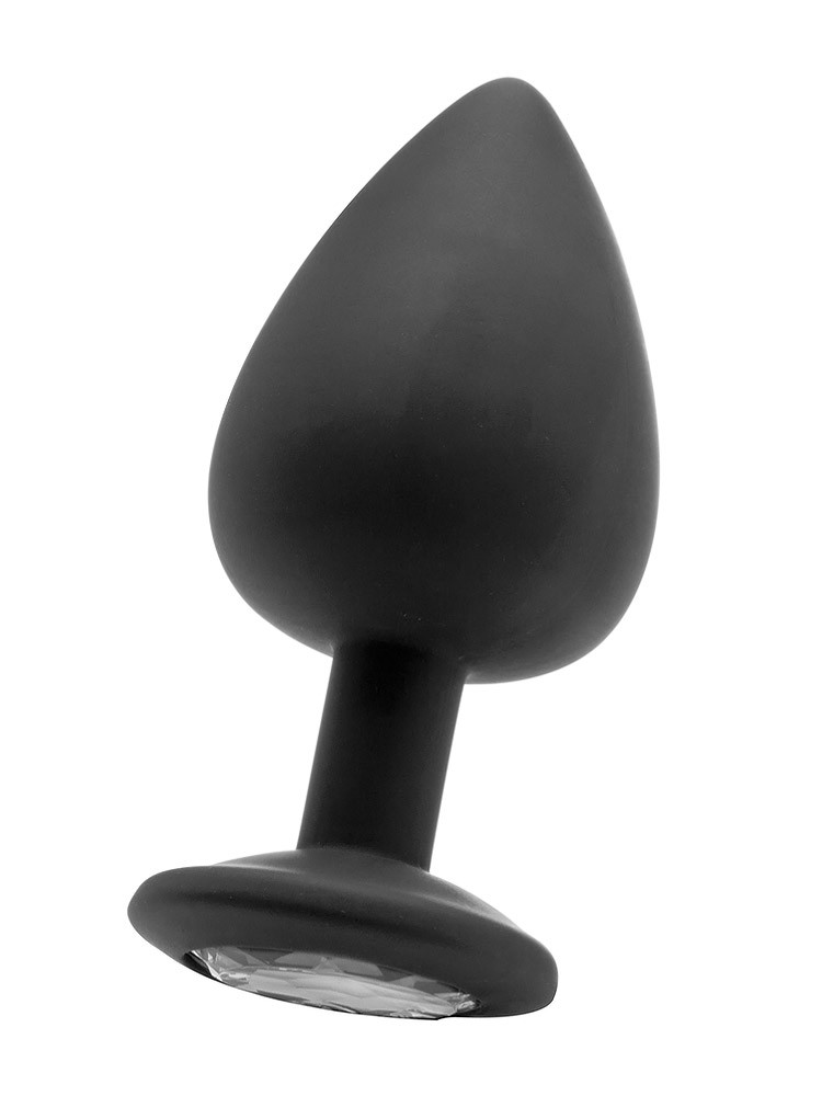 Ouch! Extra Large Diamond Butt Plug: Analplug mit Kristall, schwarz - vergleichen und günstig kaufen