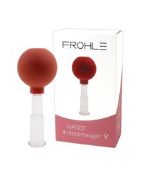 Fröhle: NP007 SOLID Nippelsauger, rot/transparent - vergleichen und günstig kaufen